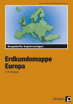Erdkundemappe Europa von Brink,  Heinz-Joseph, Wertenbroch,  Wolfgang