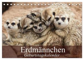 Erdmännchen (Tischkalender 2024 DIN A5 quer), CALVENDO Monatskalender von Stanzer,  Elisabeth