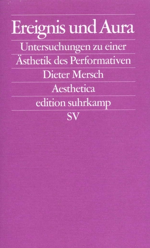Ereignis und Aura von Bohrer,  Karl Heinz, Mersch,  Dieter