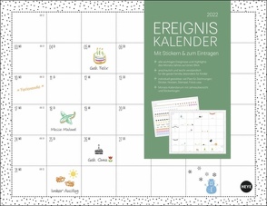 Ereigniskalender Monatsplaner Kalender 2022 von Heye