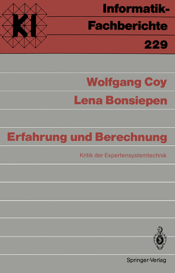 Erfahrung und Berechnung von Bonsiepen,  Lena, Coy,  Wolfgang