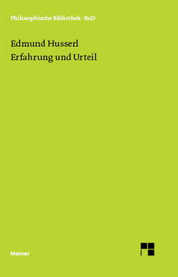 Erfahrung und Urteil von Husserl,  Edmund, Landgrebe,  Ludwig