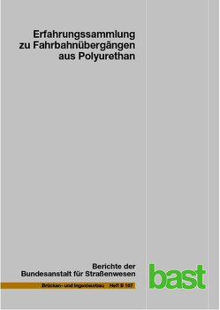 Erfahrungssammlung zu Fahrbahnübergängen aus Polyurethan von Eilers,  Manfred, Staeck,  Michael