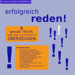 erfolgreich reden! von Schlieske,  I., Schlieske,  Ingrid