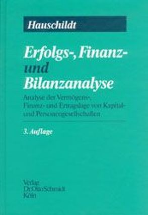 Erfolgs-, Finanz- und Bilanz-Analyse von Hauschildt,  Jürgen