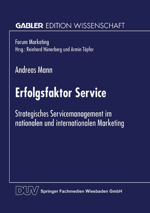 Erfolgsfaktor Service von Mann,  Andreas