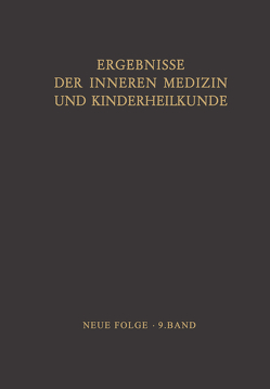 Ergebnisse der Inneren Medizin und Kinderheilkunde von Heilmeyer,  Ludwig, Schoen,  Rudolf