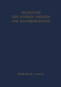 Ergebnisse der Inneren Medizin und Kinderheilkunde von Heilmeyer,  L., Prader,  A., Schoen,  R.