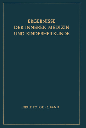 Ergebnisse der Inneren Medizin und Kinderheilkunde von Heilmeyer,  L.