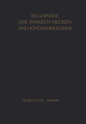 Ergebnisse der Inneren Medizin und Kinderheilkunde von Heilmeyer,  L., Prader,  A., Rudder,  B. De, Schoen,  R.