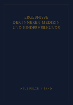 Ergebnisse der Inneren Medizin und Kinderheilkunde von Glanzmann,  E., Heilmeyer,  L., Rudder,  B. De, Schoen,  R.