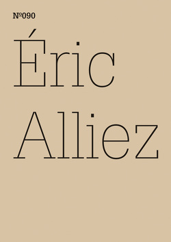 Éric Alliez von Alliez,  Eric