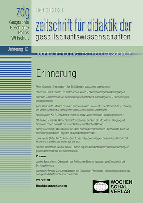 Erinnerung von Gautschi,  Peter, Rhode-Jüchtern,  Tilman, Sander,  Wolfgang, Weber,  Birgit