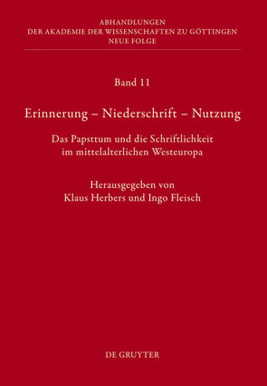 Erinnerung – Niederschrift – Nutzung von Fleisch,  Ingo, Herbers,  Klaus