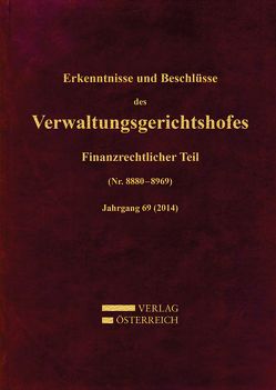 Erkenntnisse und Beschlüsse des Verwaltungsgerichtshofes von Amtlich veröffentlicht