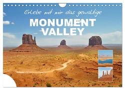 Erlebe mit mir das gewaltige Monument Valley (Wandkalender 2024 DIN A4 quer), CALVENDO Monatskalender von Büscher,  Nadine