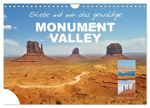 Erlebe mit mir das gewaltige Monument Valley (Wandkalender 2024 DIN A4 quer), CALVENDO Monatskalender von Büscher,  Nadine