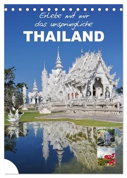 Erlebe mit mir das ursprüngliche Thailand (Tischkalender 2024 DIN A5 hoch), CALVENDO Monatskalender von Büscher,  Nadine