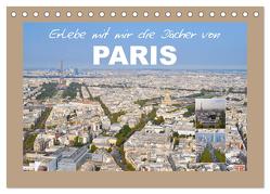 Erlebe mit mir die Dächer von Paris (Tischkalender 2024 DIN A5 quer), CALVENDO Monatskalender von Büscher,  Nadine