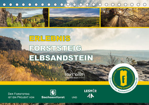 Erlebnis Forststeig Elbsandstein (Tischkalender 2024 DIN A5 quer), CALVENDO Monatskalender von Walther,  Kevin