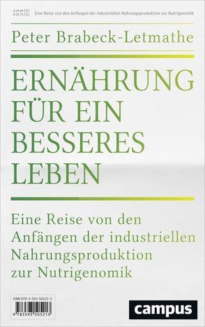 Ernährung für ein besseres Leben von Brabeck-Letmathe,  Peter