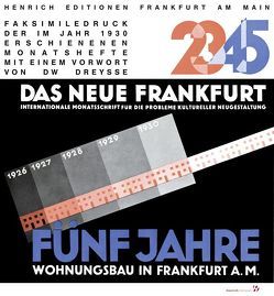 Ernst May: Das Neue Frankfurt von Dreysse,  DW