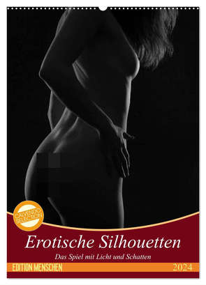 Erotische Silhouetten (Wandkalender 2024 DIN A2 hoch), CALVENDO Monatskalender von Kaiser,  Ralf