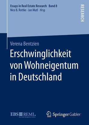 Erschwinglichkeit von Wohneigentum in Deutschland von Bentzien,  Verena