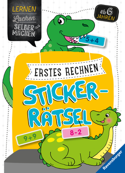 Erstes Rechnen Sticker-Rätsel ab 5 Jahren von Jebautzke,  Kirstin, Penner,  Angelika