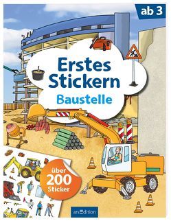 Erstes Stickern – Baustelle von Coenen,  Sebastian
