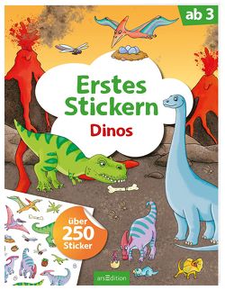 Erstes Stickern – Dinos von Coenen,  Sebastian
