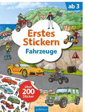 Erstes Stickern – Fahrzeuge von Coenen,  Sebastian