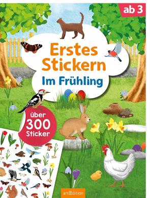 Erstes Stickern – Im Frühling von Schumacher,  Timo