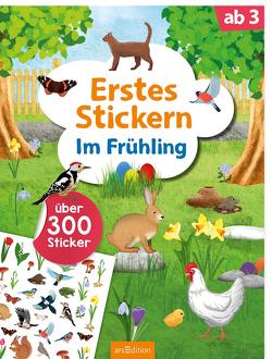 Erstes Stickern – Im Frühling von Schumacher,  Timo