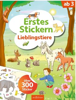 Erstes Stickern – Lieblingstiere von Theissen,  Petra