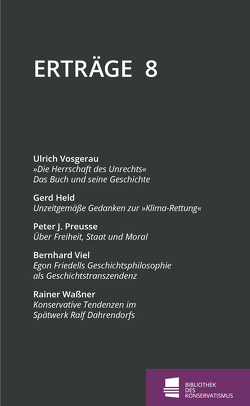 Erträge von Held,  Gerd, Preusse,  Peter J., Viel,  Bernhard, Vosgerau,  Ulrich, Waßner,  Rainer
