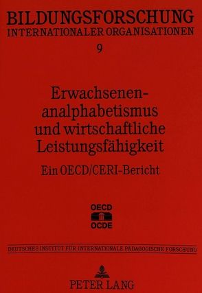 Erwachsenenanalphabetismus und wirtschaftliche Leistungsfähigkeit von Mitter,  Wolfgang, Schäfer,  Ulrich