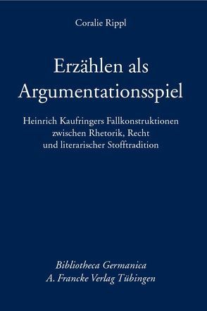 Erzählen als Argumentationsspiel von Rippl,  Dr. Coralie