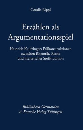 Erzählen als Argumentationsspiel von Rippl,  Coralie