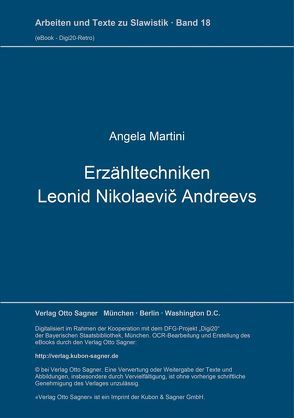Erzähltechniken Leonid Nikolaevič Andreevs von Martini,  Angela
