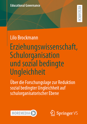 Erziehungswissenschaft, Schulorganisation und sozial bedingte Ungleichheit von Brockmann,  Lilo