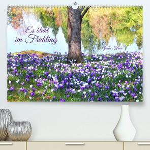 Es blüht im Frühling (Premium, hochwertiger DIN A2 Wandkalender 2023, Kunstdruck in Hochglanz) von Kruse,  Gisela