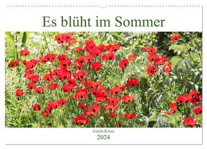 Es blüht im Sommer (Wandkalender 2024 DIN A2 quer), CALVENDO Monatskalender von Kruse,  Gisela