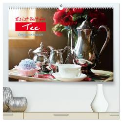 Es ist Zeit für Tee. Impressionen (hochwertiger Premium Wandkalender 2024 DIN A2 quer), Kunstdruck in Hochglanz von Stanzer,  Elisabeth