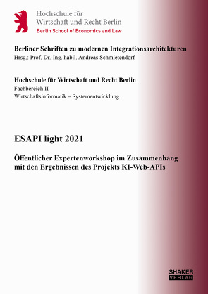 ESAPI light 2021 von Schmietendorf,  Andreas