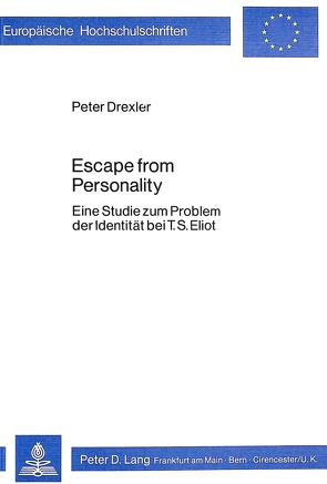 Escape From Personality von Drexler,  Peter