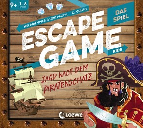 Escape Game Kids – Das Spiel – Jagd nach dem Piratenschatz von Fiedler-Tresp,  Sonja, Gunto,  El, Prieur,  Rémi, Vives,  Mélanie
