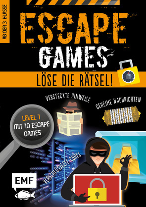 Escape Games Level 1 (orange) – Löse die Rätsel! – 10 Escape Games ab der 3. Klasse von Mattiesch,  Gesa, Quénée,  Mathieu
