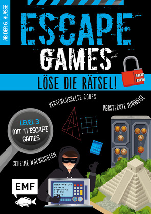 Escape Games Level 3 (blau) – Löse die Rätsel! – 11 Escape Games ab der 6. Klasse von Durand,  Arnaud, Durand,  Julien, Mattiesch,  Gesa