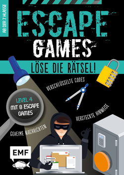 Escape Games Level 4 (türkis) – Löse die Rätsel! – 8 Escape Games ab der 7. Klasse von Civet,  Jean-Baptiste, Lefebvre,  Olivier, Mattiesch,  Gesa